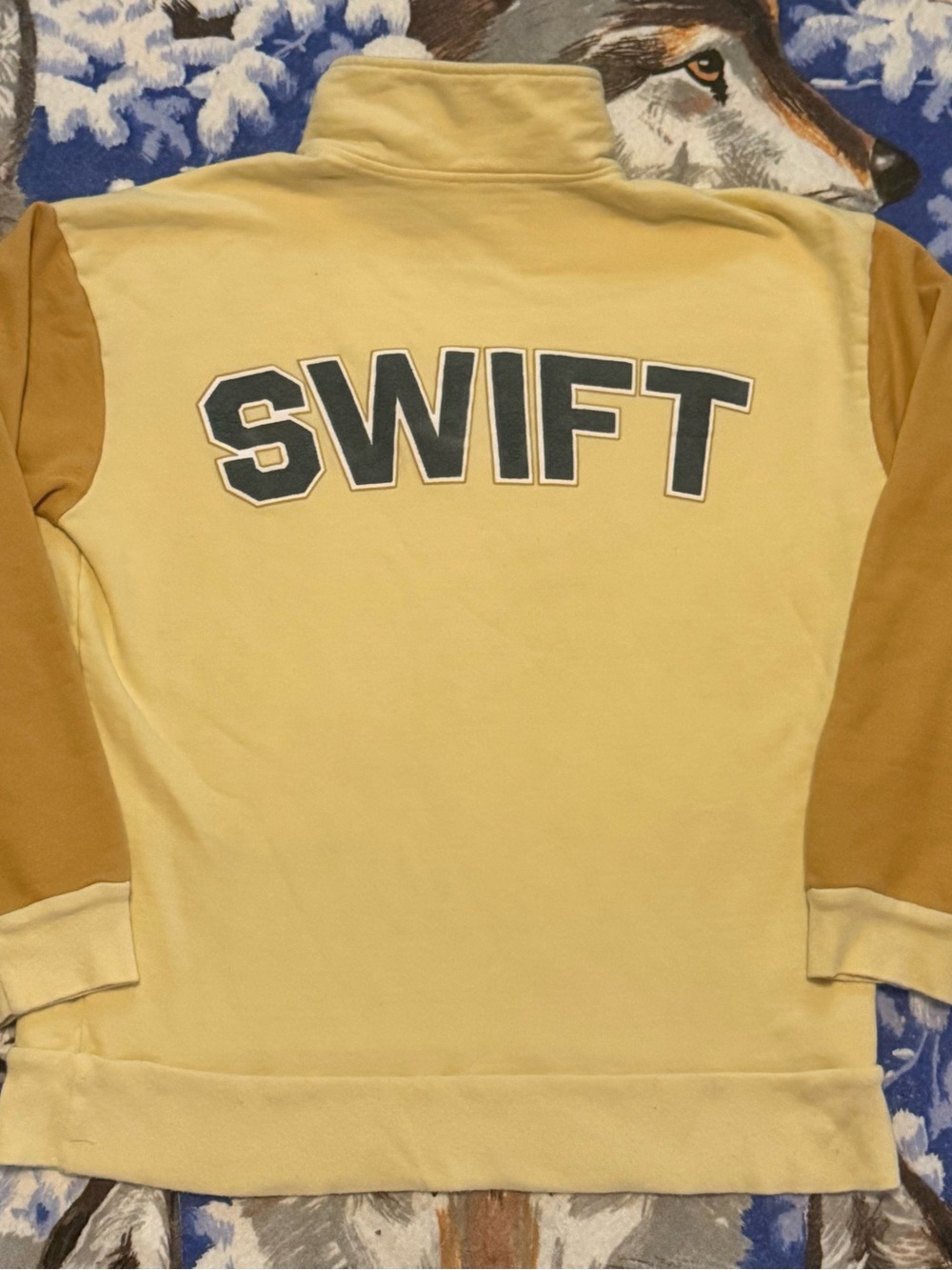 Taylor Swift Yellow Crest Quarter-Zip Pullover
